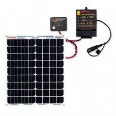 BatteryMINDer SCC-1224 12/24V Controller w/2O Watt Panel Solar Battery Charger-Maintainer-Desulfator For Gill Batteries SCC1224-AA-S2